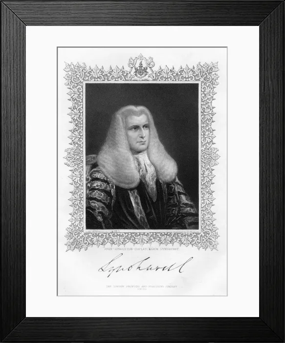 Framed Print : John Singleton Copley (1738-1815), American painter, 19th century. Artist: Thomas A Woolnoth Framed Print : John Singleton Copley (1738-1815), American painter, 19th century. Artist: Thomas A Woolnoth
