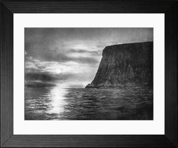 Framed Print : North Cape, Norway, 1893. Artist: John L Stoddard Framed Print : North Cape, Norway, 1893. Artist: John L Stoddard