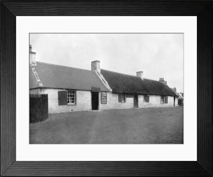 Framed Print : Burns Cottage, Scotland, 1893. Artist: John L Stoddard Framed Print : Burns Cottage, Scotland, 1893. Artist: John L Stoddard