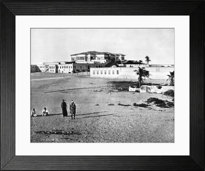 Framed Print : Palace and Harem, Alexandria, Egypt, 1893. Artist: John L Stoddard Framed Print : Palace and Harem, Alexandria, Egypt, 1893. Artist: John L Stoddard