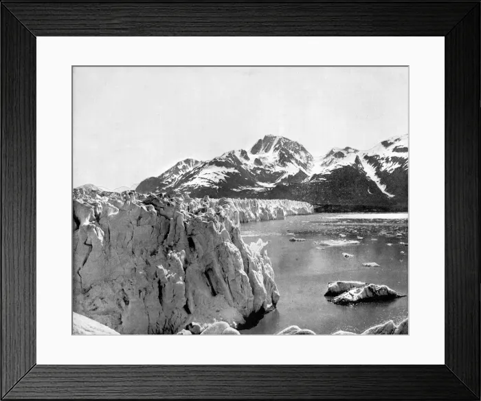Framed Print : Muir Glacier, Alaska, USA, 1893. Artist: John L Stoddard Framed Print : Muir Glacier, Alaska, USA, 1893. Artist: John L Stoddard