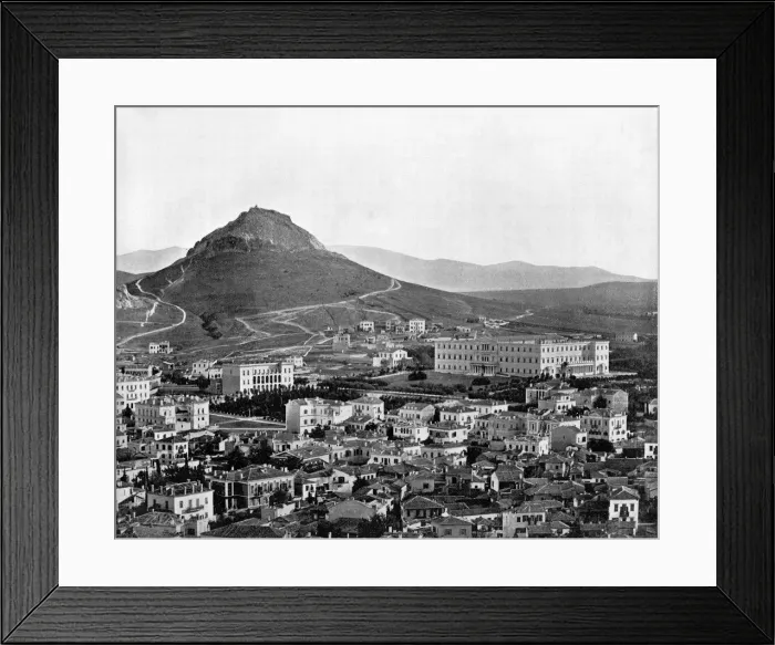 Framed Print : Athens, Greece, 1893. Artist: John L Stoddard Framed Print : Athens, Greece, 1893. Artist: John L Stoddard
