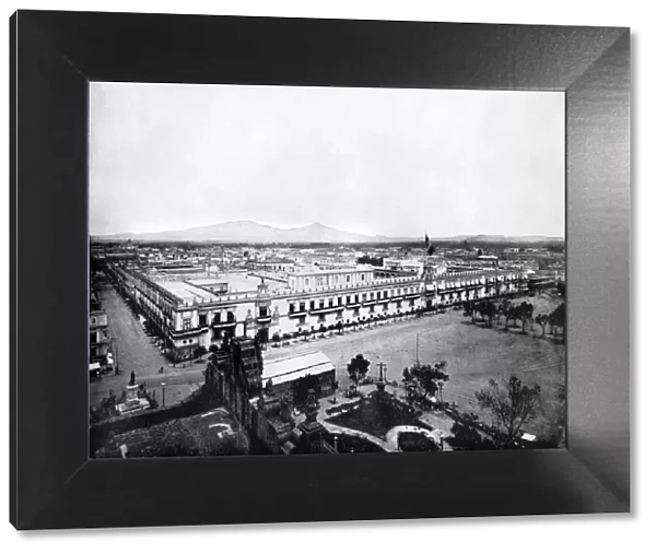 Panorama of the City of Mexico, 1893. Artist: John L Stoddard
