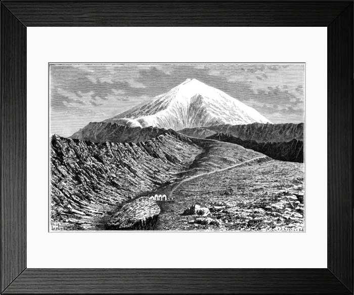 Framed Print : Mount Ararat, Turkey, 19th century. Artist: Barrant Framed Print : Mount Ararat, Turkey, 19th century. Artist: Barrant