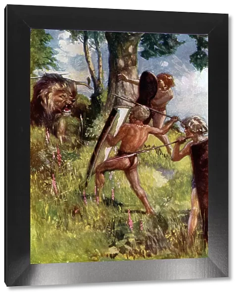 Lion hunters of the European Bronze Age, (c1920)