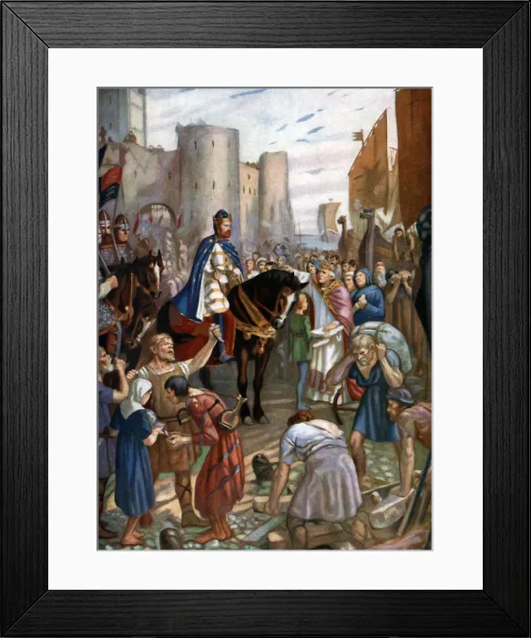 Framed Print : William Rufus at the Tower of London, late 11th century, (c1920). Artist: Charles Goldsborough Anderson Framed Print : William Rufus at the Tower of London, late 11th century, (c1920). Artist: Charles Goldsborough Anderson