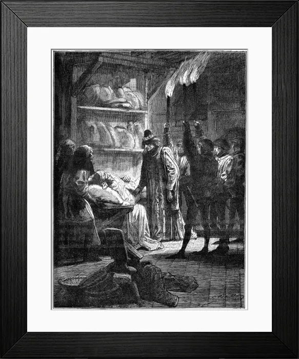 Framed Print : Olivier de Clisson tells the king who tried to assassinate him, 1898 Framed Print : Olivier de Clisson tells the king who tried to assassinate him, 1898