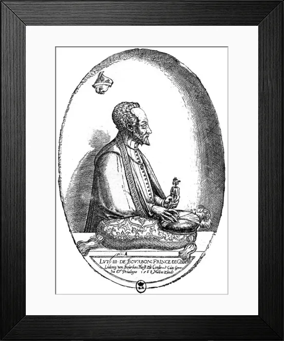 Framed Print : Louis I de Bourbon, Prince de Conde, 1898 Framed Print : Louis I de Bourbon, Prince de Conde, 1898
