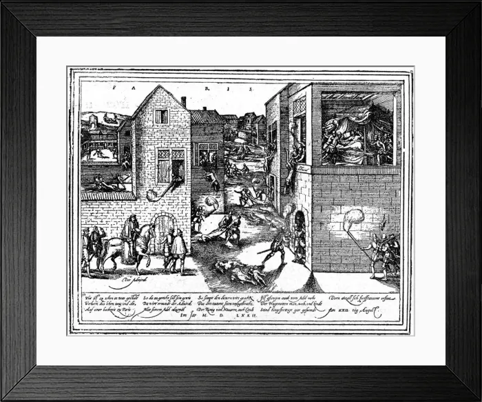 Framed Print : The St Bartholomews Day massacre, 1898. Artist: Gustave Demoulin Framed Print : The St Bartholomews Day massacre, 1898. Artist: Gustave Demoulin