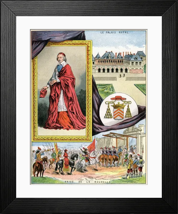 Framed Print : Cardinal Richelieu, 1898. Artist: Gilbert