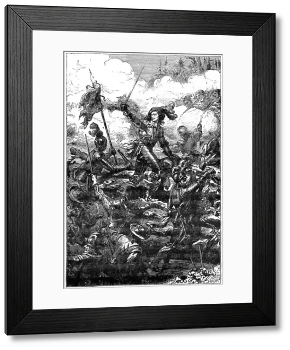 Framed Print : Louis II de Bourbon, Prince de Conde at the Battle of Freiburg, 1898 Framed Print : Louis II de Bourbon, Prince de Conde at the Battle of Freiburg, 1898