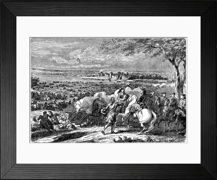 Framed Print : Battle at the Rhin, 1898 Framed Print : Battle at the Rhin, 1898