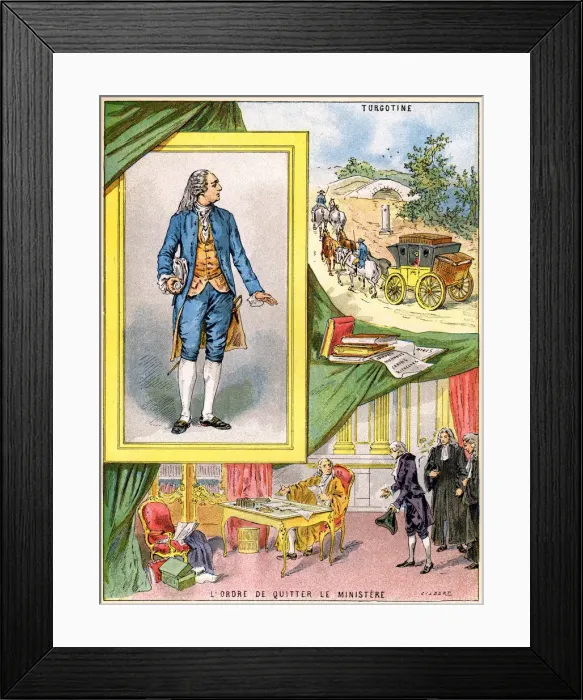 Framed Print : Anne Robert Jacques Turgot, French economist and statesman, 1898. Artist: Gilbert Framed Print : Anne Robert Jacques Turgot, French economist and statesman, 1898. Artist: Gilbert