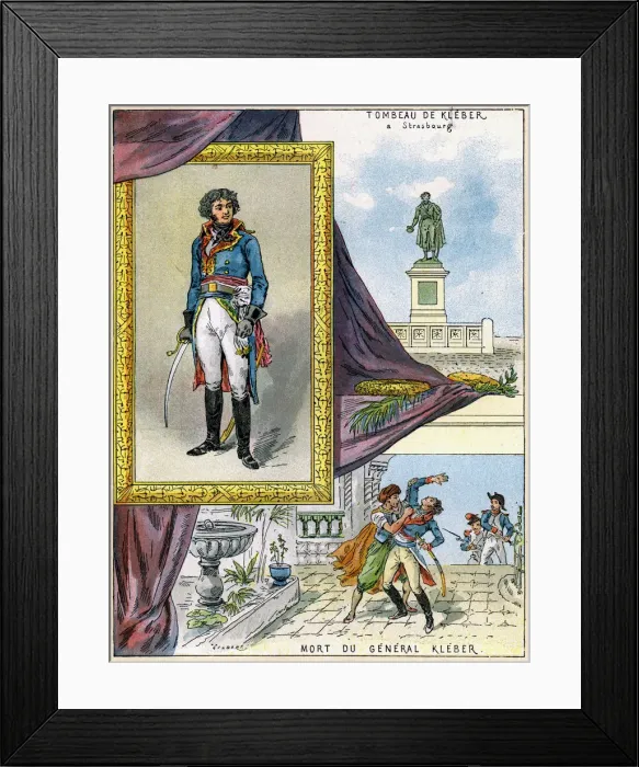 Framed Print : Jean Baptiste Kleber, French general, 1898. Artist: Gilbert Framed Print : Jean Baptiste Kleber, French general, 1898. Artist: Gilbert