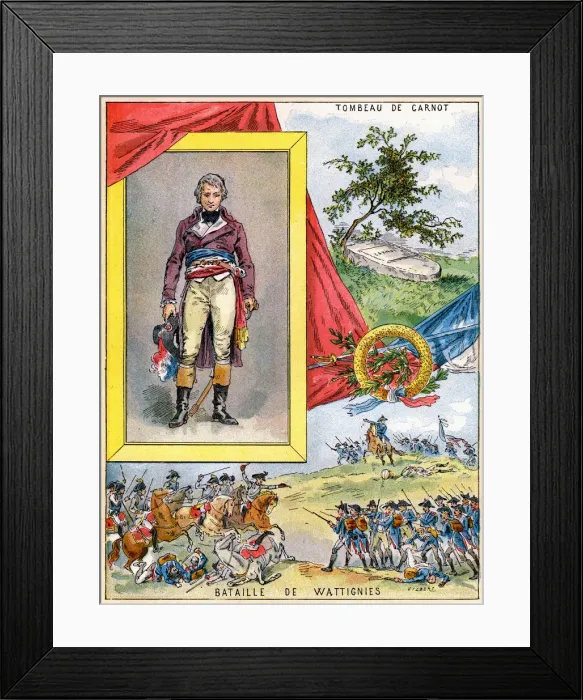 Framed Print : Lazare Carnot, French politician, engineer, and mathematician, 1898. Artist: Gilbert Framed Print : Lazare Carnot, French politician, engineer, and mathematician, 1898. Artist: Gilbert