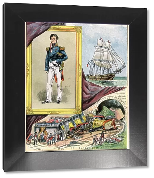 Jules Dumont d Urville, French explorer and naval officer, 1898. Artist: Gilbert