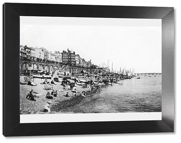 Brighton beach, East Sussex, c1900s-1920s