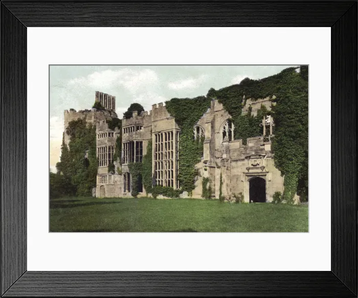 Framed Print : Cowdray Castle, Midhurst, West Sussex, c1900s-1920s Framed Print : Cowdray Castle, Midhurst, West Sussex, c1900s-1920s