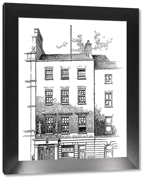 Sir Benjamin Wests house, Newman Street, London, 1912. Artist: Frederick Adcock