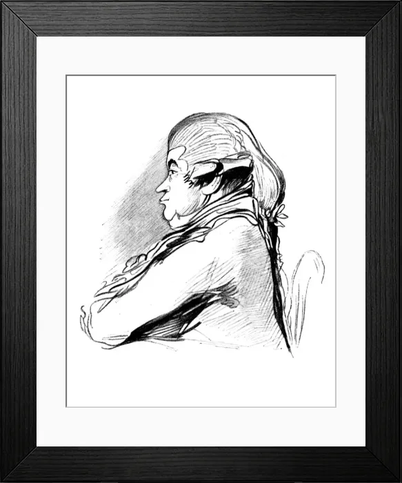 Framed Print : James Boswell, Scottish lawyer, diarist, and author, (1912) Framed Print : James Boswell, Scottish lawyer, diarist, and author, (1912)