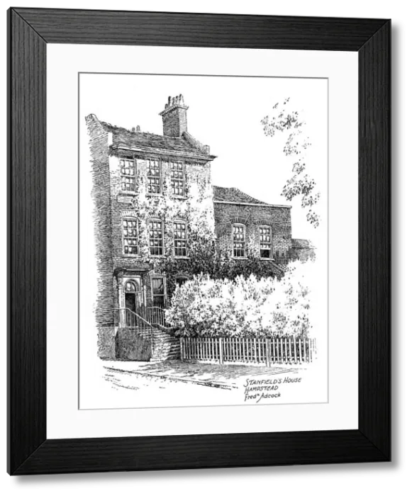 Framed Print : Stanfield House, Hampstead, London, 1912. Artist: Frederick Adcock