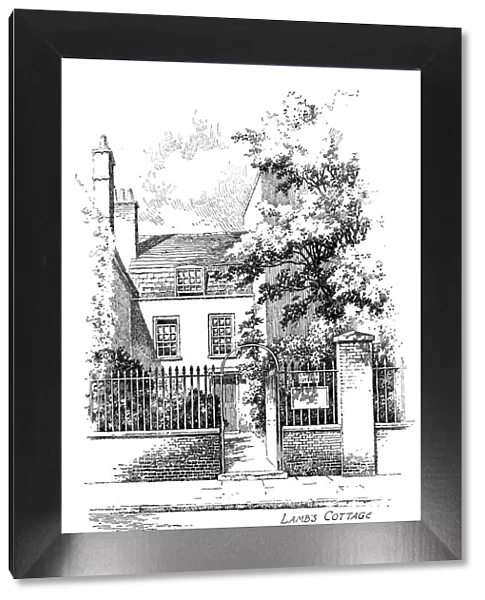 Charles Lambs cottage, Church Street, Edmonton, London, 1912. Artist: Frederick Adcock