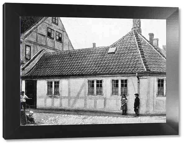 The birthplace of Hans Andersen, Odense, Denmark, c1920