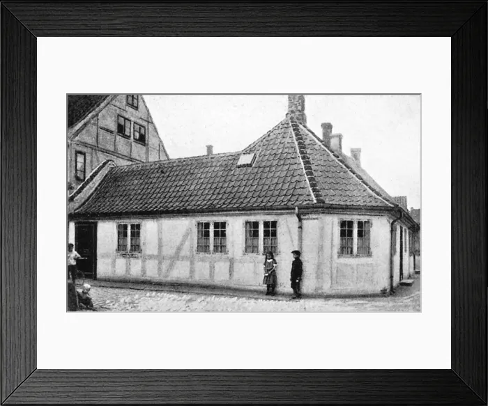 Framed Print : The birthplace of Hans Andersen, Odense, Denmark, c1920 Framed Print : The birthplace of Hans Andersen, Odense, Denmark, c1920