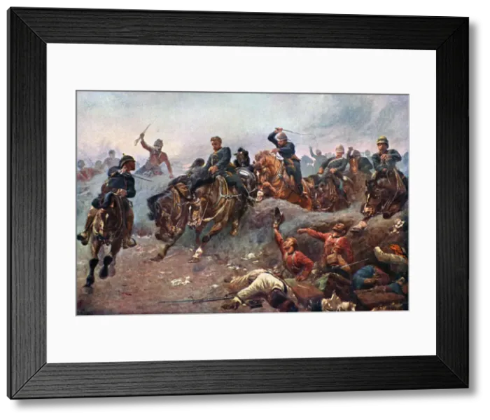 Framed Print : British Artillery Entering the Enemy lines at Tel-El-Kebir, 1882, (c1920) Framed Print : British Artillery Entering the Enemy lines at Tel-El-Kebir, 1882, (c1920)