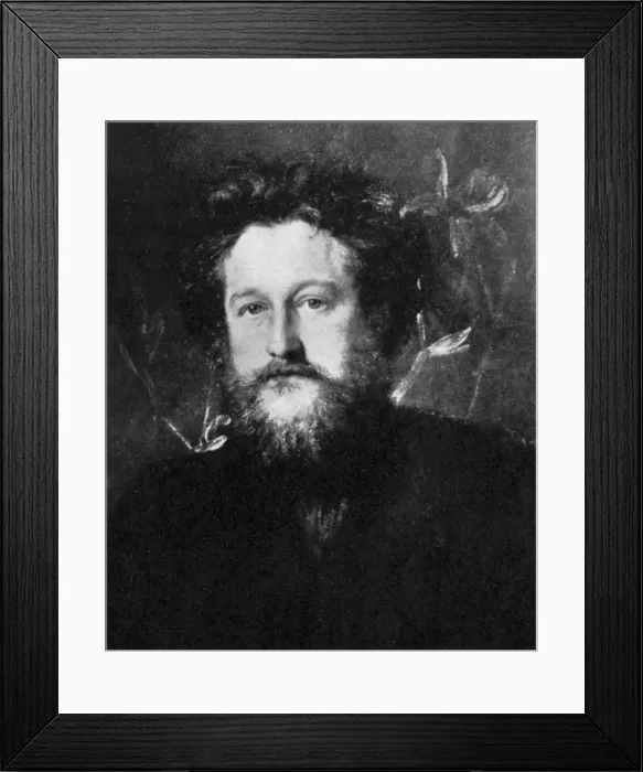 Framed Print : William Morris, English artist, writer, socialist and activist, late 19th century, (c1920) Framed Print : William Morris, English artist, writer, socialist and activist, late 19th century, (c1920)