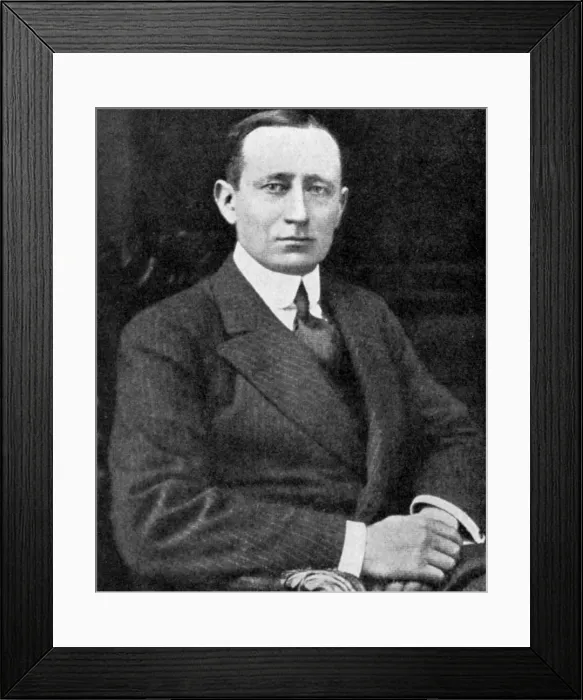 Framed Print : Guglielmo Marconi, Italian inventor, c1920 Framed Print : Guglielmo Marconi, Italian inventor, c1920