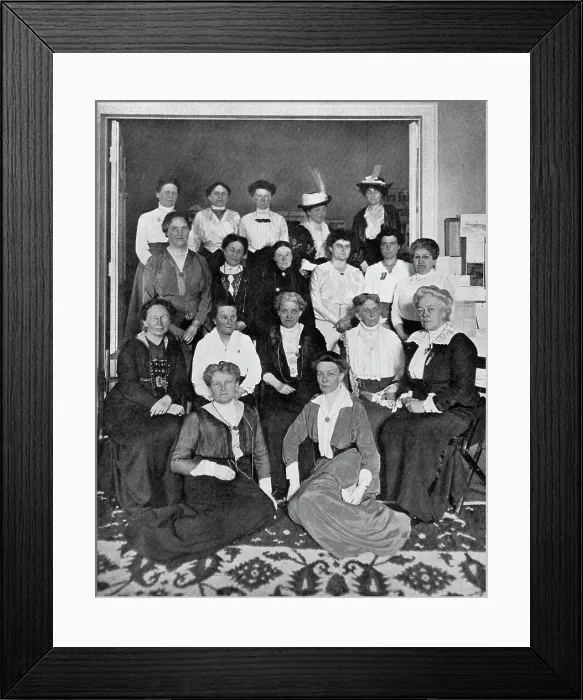 Framed Print : The international gathering of the women suffrage workers, 1914, (c1920) Framed Print : The international gathering of the women suffrage workers, 1914, (c1920)