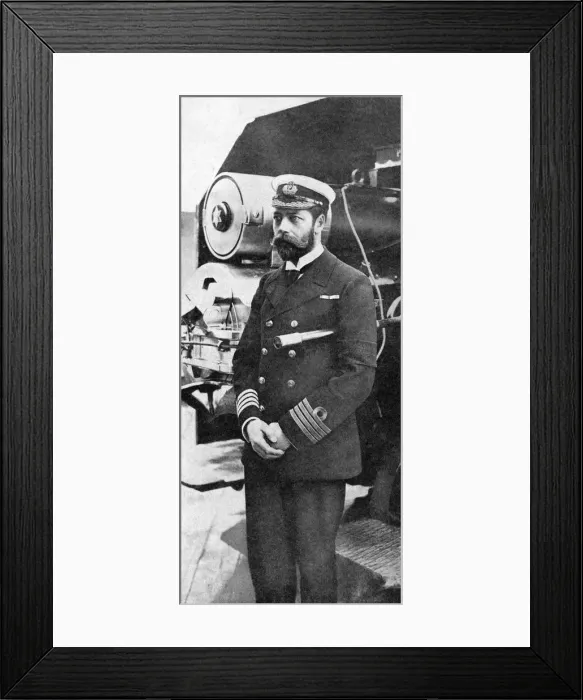 Framed Print : Prince George as a captain in the Royal Navy, c1900s-c1920s (1936) Framed Print : Prince George as a captain in the Royal Navy, c1900s-c1920s (1936)