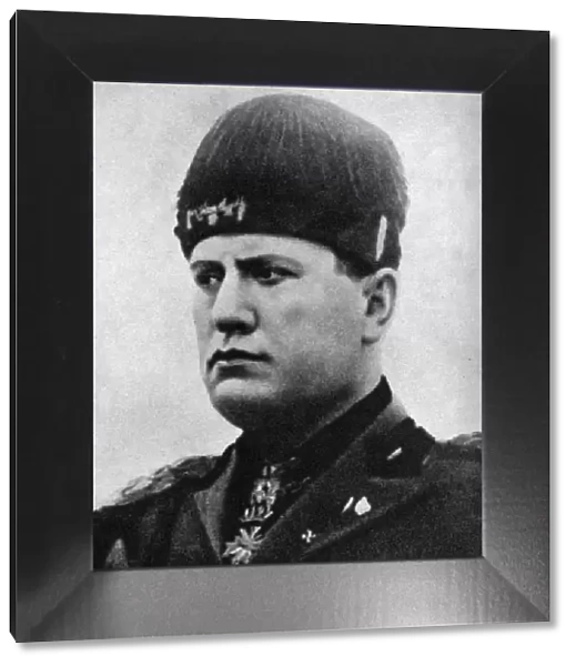 Benito Mussolini (1883-1945), Italian fascist dictator, 1922 (1936)