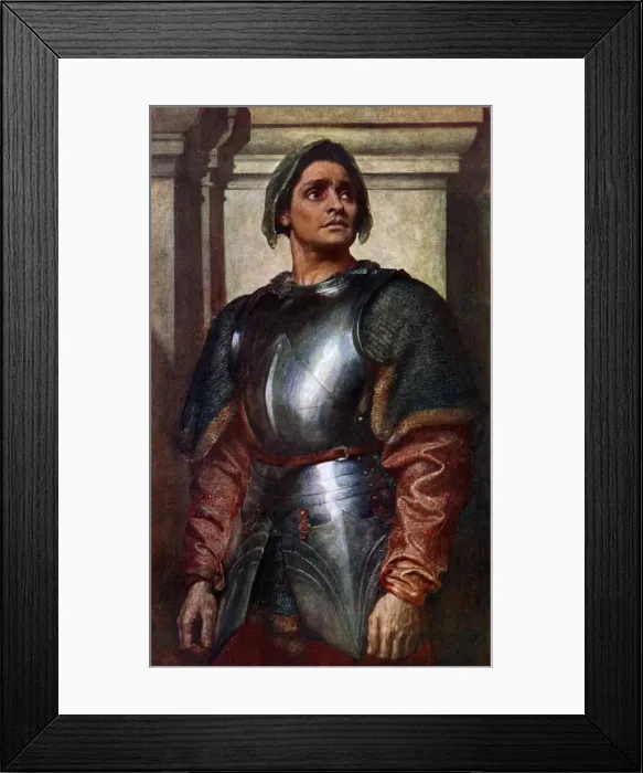 Framed Print : The Condottiere, 1902-1903. Artist: Frederic Leighton Framed Print : The Condottiere, 1902-1903. Artist: Frederic Leighton