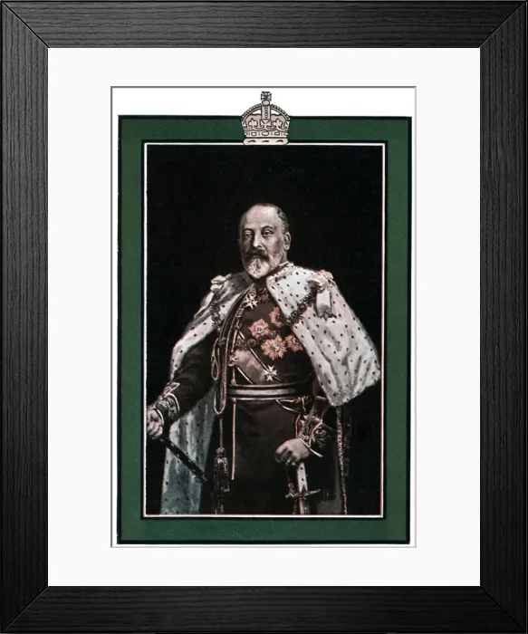 Framed Print : King Edward VII (1841-1910), 1902-1903 Framed Print : King Edward VII (1841-1910), 1902-1903