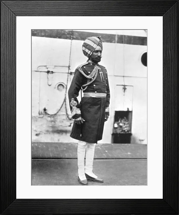 Framed Print : A jemadar of the viceroys bodyguard, 1902-1903 Framed Print : A jemadar of the viceroys bodyguard, 1902-1903