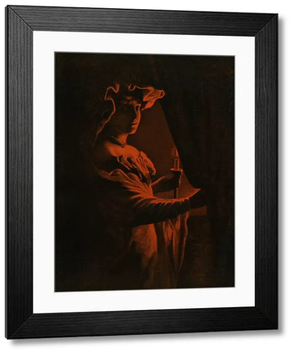 Framed Print : Good Night, 1902-1903. Artist: HO Klein Framed Print : Good Night, 1902-1903. Artist: HO Klein
