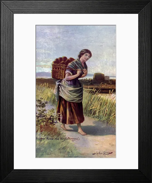 Framed Print : Bringin Home the Turf, 1902-1903. Artist: John Carey Framed Print : Bringin Home the Turf, 1902-1903. Artist: John Carey