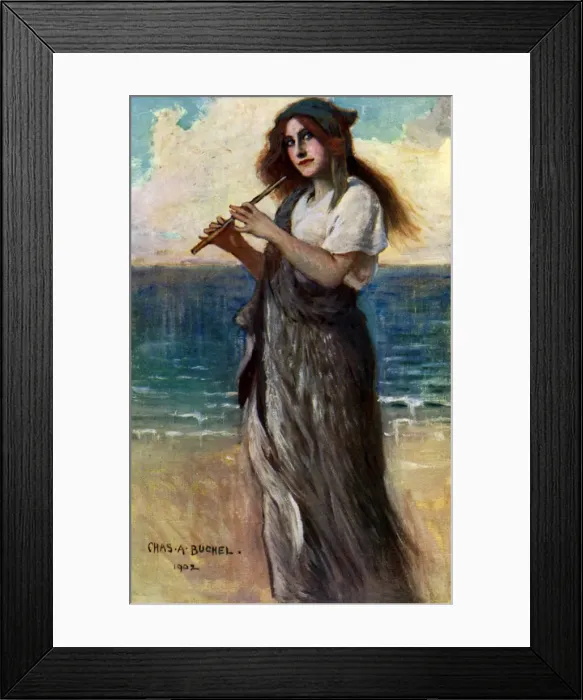 Framed Print : Nancy Price (1880-1970), English actress, as Pallas Athene in Ulysses, 1902. Artist: Charles A Buchel Framed Print : Nancy Price (1880-1970), English actress, as Pallas Athene in Ulysses, 1902. Artist: Charles A Buchel