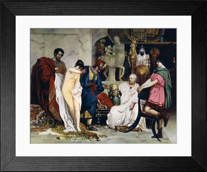 Framed Print : The Choice Between a Female Slave or a Vase, 1902-1903