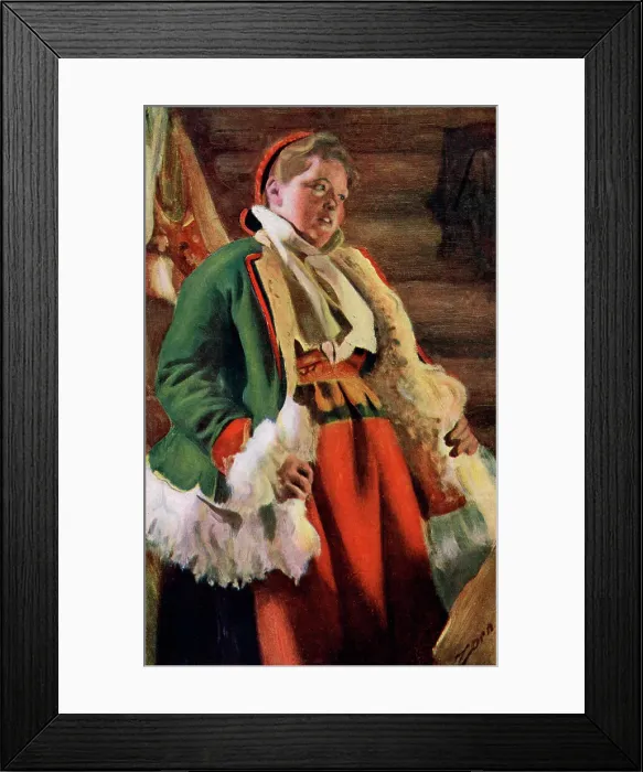 Framed Print : Braskkulla, a Peasant Girl from Moro, 1911-1912. Artist: Anders Zorn Framed Print : Braskkulla, a Peasant Girl from Moro, 1911-1912. Artist: Anders Zorn