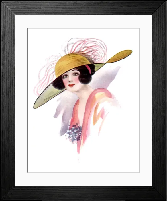 Framed Print : Calender design, 1911-1912 Framed Print : Calender design, 1911-1912