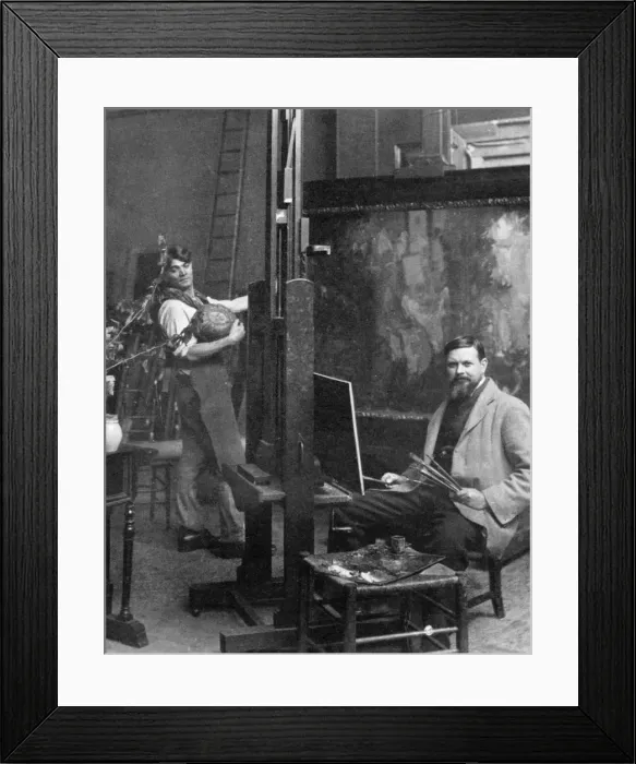 Framed Print : Sir Frank Brangwyn (1867-1956), Welsh artist, 1911-1912. Artist: Reinhold Thiele Framed Print : Sir Frank Brangwyn (1867-1956), Welsh artist, 1911-1912. Artist: Reinhold Thiele