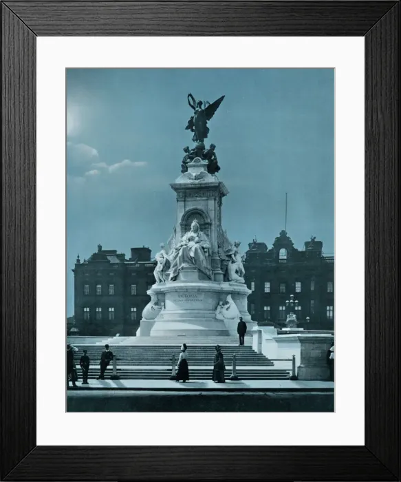 Framed Print : The Queen Victoria memorial, Buckingham Palace, London, 1911-1912. Artist: FGO Stuart Framed Print : The Queen Victoria memorial, Buckingham Palace, London, 1911-1912. Artist: FGO Stuart