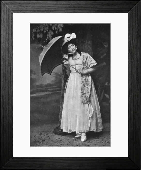 Framed Print : A summer shower, 1911-1912. Artist: Frederick Downer & Sons Framed Print : A summer shower, 1911-1912. Artist: Frederick Downer & Sons