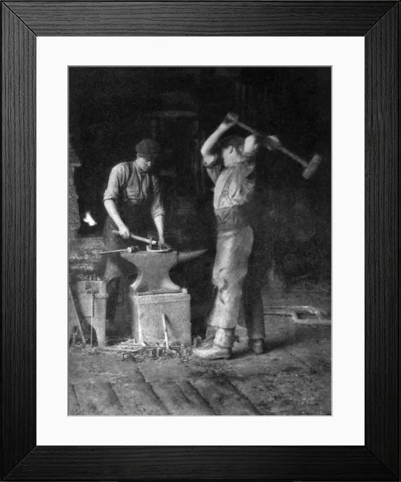 Framed Print : The Smithy, 1911-1912 Framed Print : The Smithy, 1911-1912