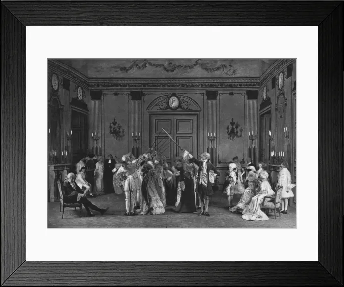 Framed Print : La Pompadour, 1911-1912. Artist: Alfred Ellis & Walery Framed Print : La Pompadour, 1911-1912. Artist: Alfred Ellis & Walery