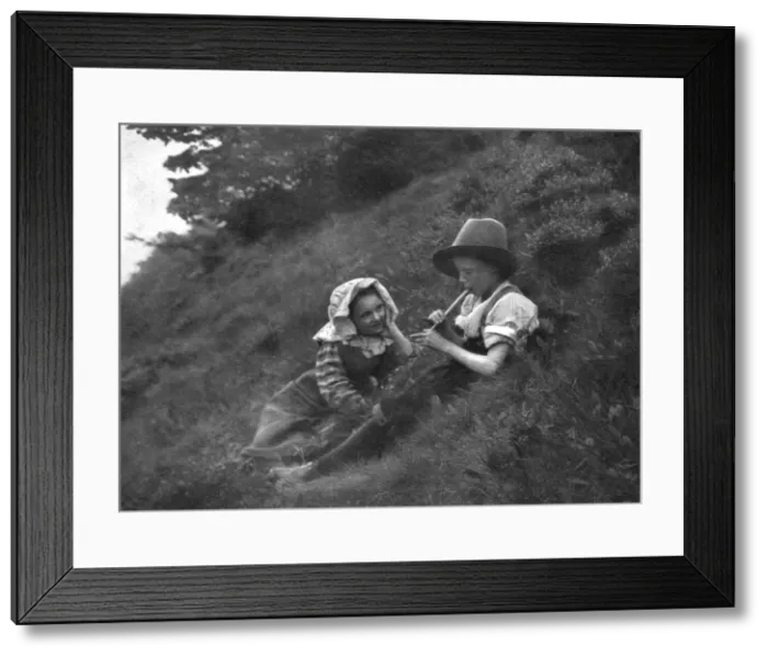 Framed Print : In the spring and playtime of the year, 1911-1912. Artist: JA Southwart Framed Print : In the spring and playtime of the year, 1911-1912. Artist: JA Southwart