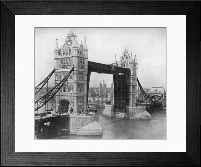 Framed Print : Tower Bridge, London, 1911-1912. Artist: Reinhold Thiele Framed Print : Tower Bridge, London, 1911-1912. Artist: Reinhold Thiele